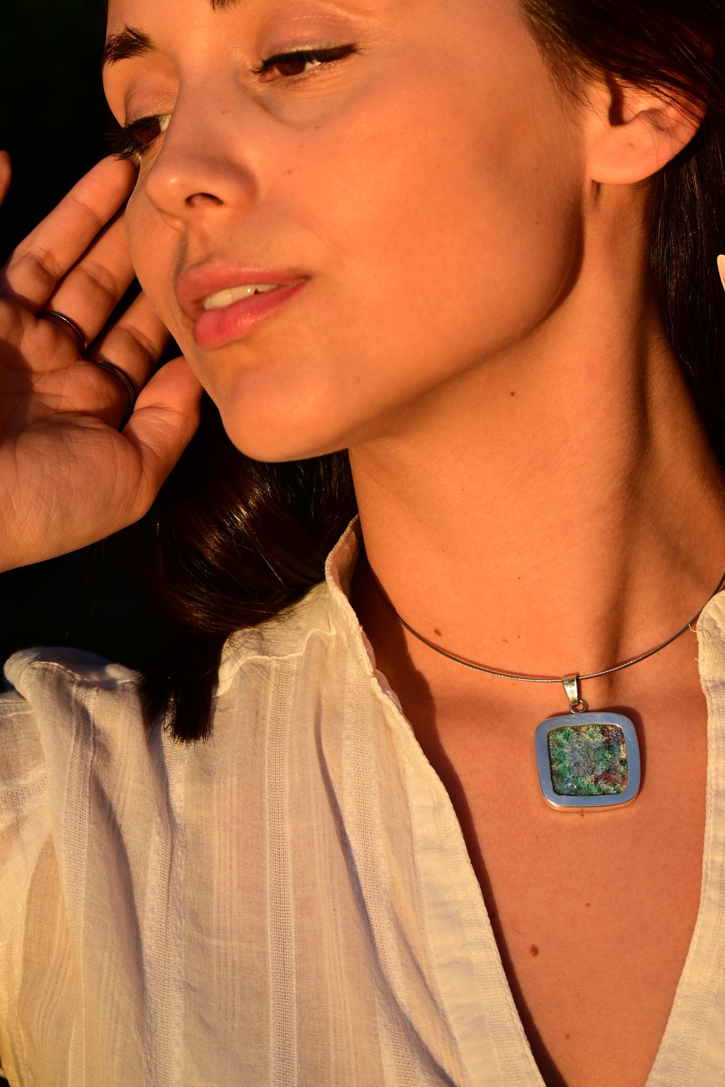 Collar CAROLA Plata