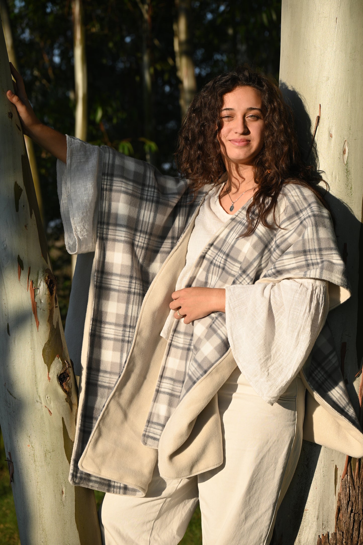 Ruana Jimena reversible