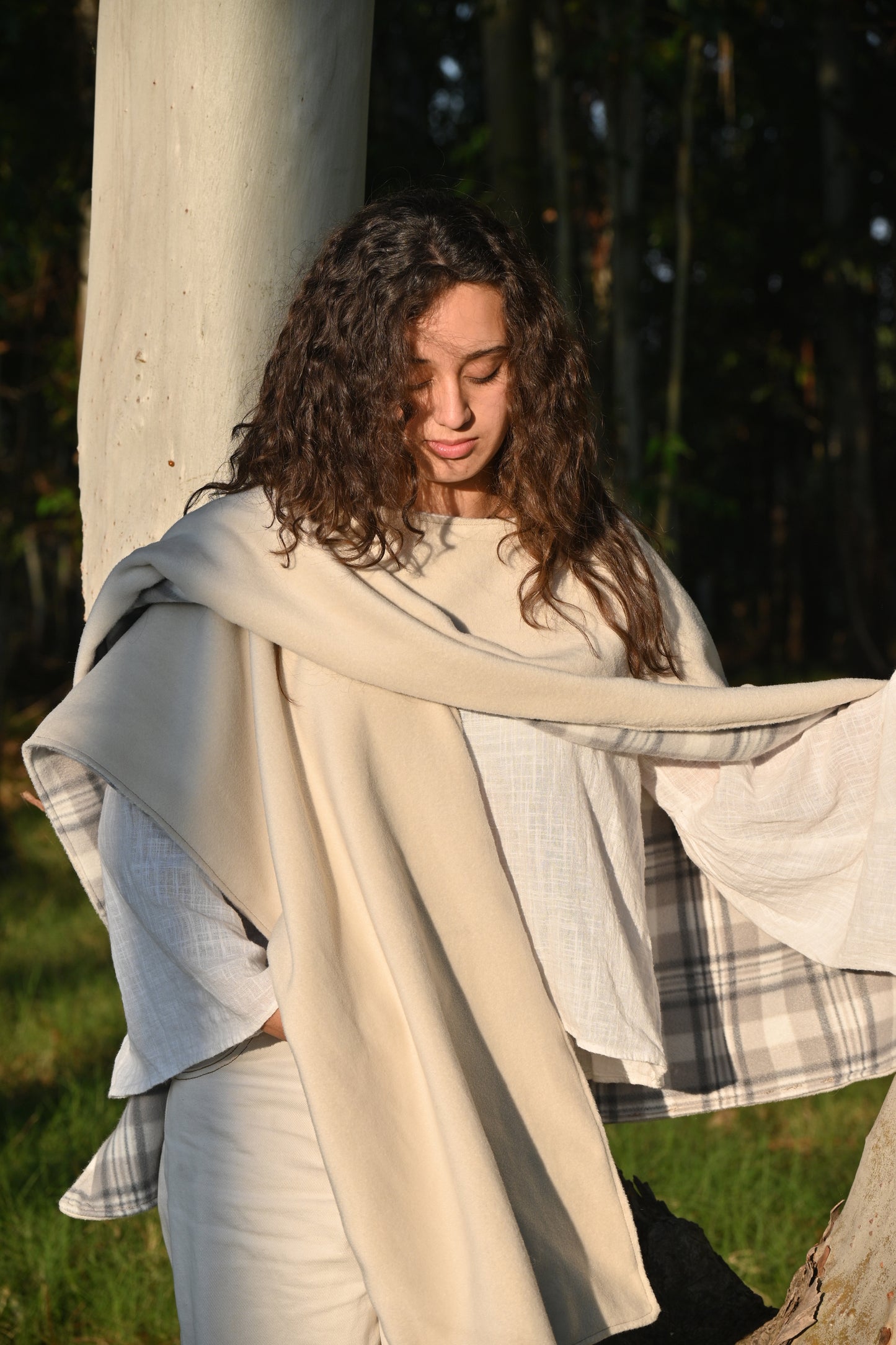 Ruana Jimena reversible
